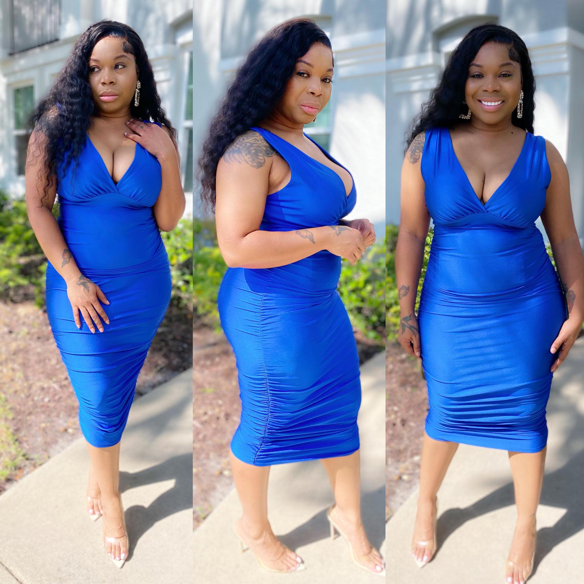 Blue Diamond Dress | I Am Queen Couture